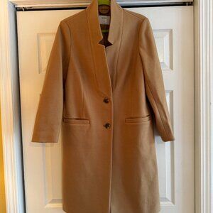 Old Navy Relaxed Camel Soft-Brushed Long-Line Coat for Women